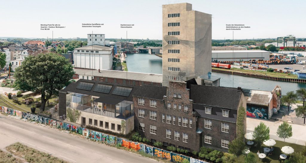 Bild: Nördliche Speicherstrasse / Copyright Wiemann-Architekten